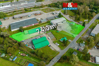 Prodej výrobního objektu, 7410 m², Karviná, ul. Lešetínská