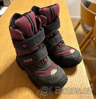 Dívčí kozačky 26 zimní obuv  FARE