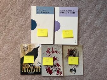 Knihy k maturitě z českého jazyka