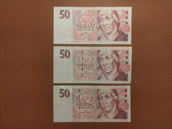 50 Kč 1994 a 1997 - VZÁCNÉ SÉRIE