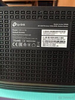 Router nepoužívaný archer VR300