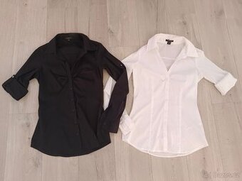 2x dámská halenka / košile - S/M vel.