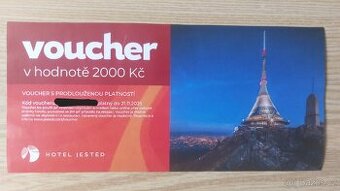 Voucher na Ještěd do restaurace/ubytování