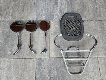 Díly moto zrdcátka a nosič