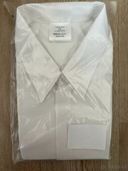 Army košile bílá s nárameníky vel. 182/43-44 B