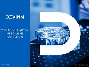 2 pracovní místa ve sdílené kanceláři