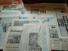staré noviny 1989