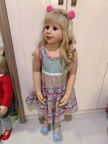 Maxi velká realistická panenka velká 100 cm-výprodej skladu