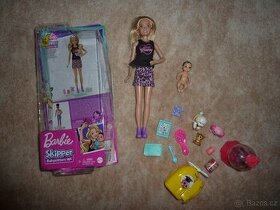 Mattel Barbie Chůva Skipper s miminkem