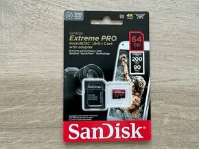 SanDisk Extreme PRO microSDXC 64GB A2 C10 V30 UHS-I U3