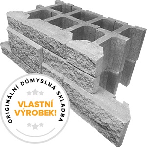 Stavoblock / Stavoblok - opěrná zeď, suchá výstavba