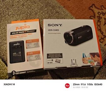 [PRODÁNO] Sony Videokamera HDR-CX405 FHD, záruka 2 roky
