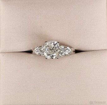DIAMANTOVÝ PRSTEN 2.16ct. I1/H STAROŽITNÝ TOP CENA