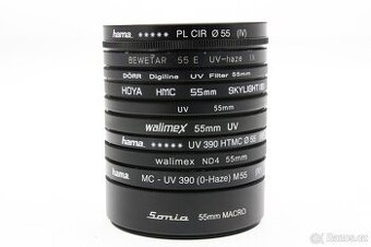 Filtry mix. 10ks 55mm