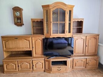Prodám rustikální obývací stěnu se skleníkem