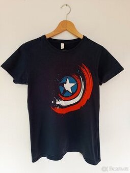 Tmavě modré tričko Pampling Marvel 158/164