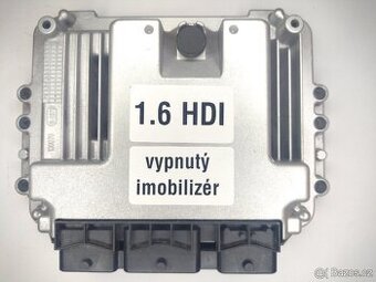 Řídící jednotka Peugeot 1.6 Hdi