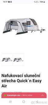 Nafukovací sluneční střecha Quick´n Easy Air
