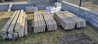 Betonový plot Diton - tvář dřeva