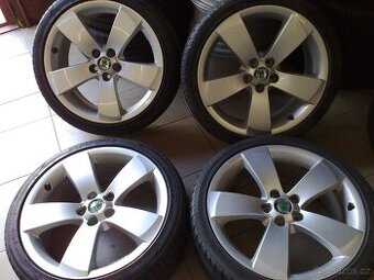 alu kola 5x100 r17 original škoda 205/40/17