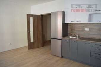Pronájem částečně zařízeného bytu 1+kk  s balkonem, ul. Hlin