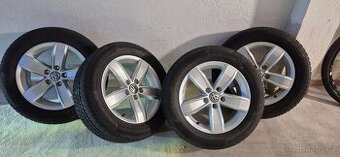Originální alu disky VW Corvara 6Jx16 ET43 5x112 + zimní pne