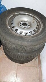 Plechové disky 15 + gumové koberce na R.Kangoo