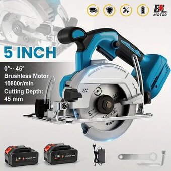 NOVÁ Aku okružní pila, 2xbaterie, 3x kotouč