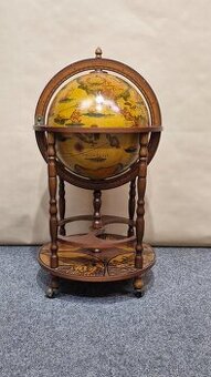 RETRO POJÍZDNÝ STOLEK - GLOBUS