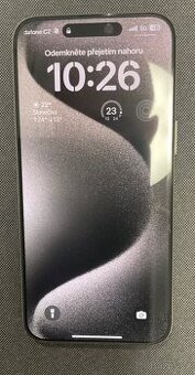 iPhone 15 Pro Max, 256 GB, přírodní titan.