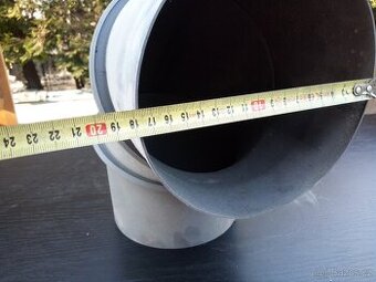 Koleno kouřovodu nastavitelné 180mm.