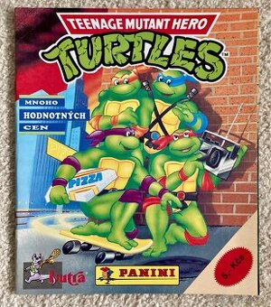 Želvy Ninja - samolepkové album PANINI