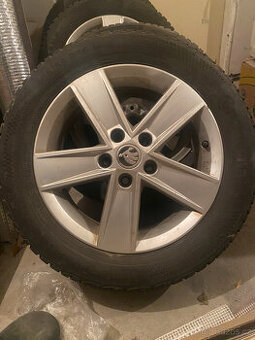 ALU disky Škoda včetně zim. pneumatik  205/55 R 16 H