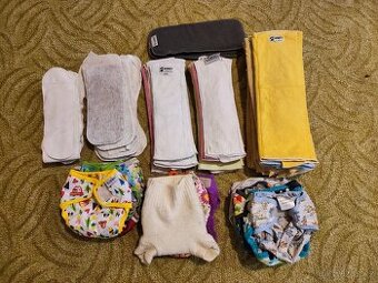 Velká sada látkových plen pro nenáročnou maminku