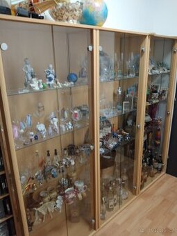 Sklené skříně 3ks