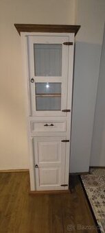 rustikální vitrína/ příborník jednokřídlá