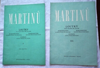 noty na klavír - Martinů, Fibich, Mozart, Strauss
