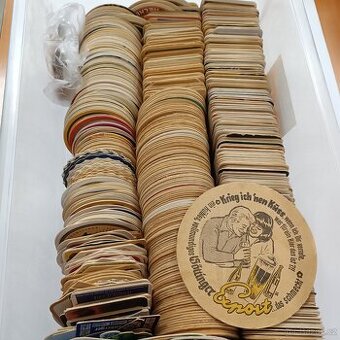 Pivní tácky - 800ks - zahraniční