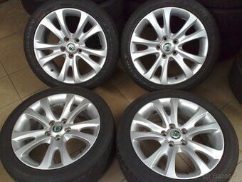 alu kola skoda 5x112 r17 original škoda 225/45/17