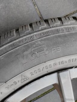 Alu 5x112 r16 se zimími pneu 205\55\6