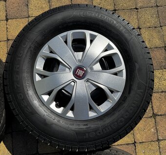 Sada 5×118 Fiat plechová kola 1374082080 + pneu 225/75 R16