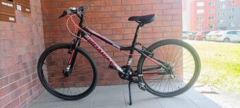 Dětské kolo 24" Maxbike Racer, černo růžové