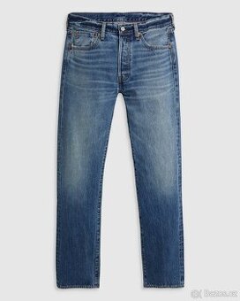 Levis 501 pánské denim strečové  jeans-rifle W 34 L 36-L