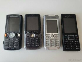 Mobilní telefony Sony ericsson 4 ks
