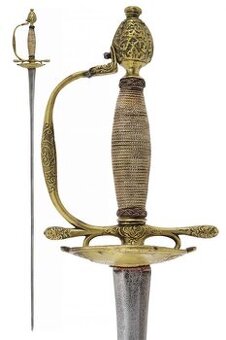 dvorský kord, meč, Francie kolem r. 1800