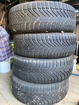 Alu kola 17” 4x100 s Michelin Alpin 6 – zimní pneu 5–6 mm