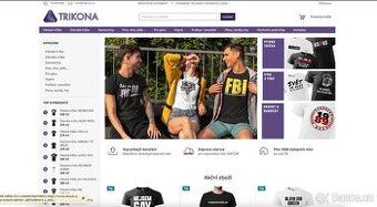 Prodám eshop na výrobu triček Trikona.cz - včetně strojů i s