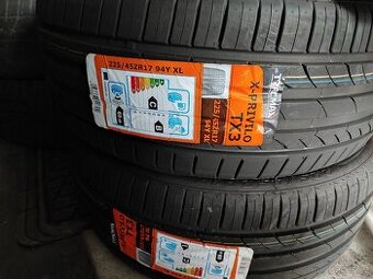 Prodám 2 ks nové pneu značky Tracmax -privilo tx3 225/45 r17