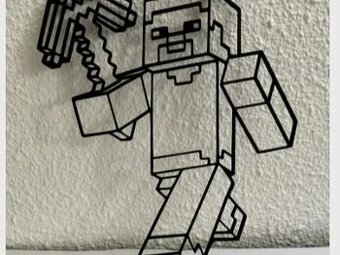 Minecraft Steave ornament