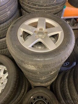 Audi orig. alu kola 5x100 R15 vč. pneu 195/65 R15